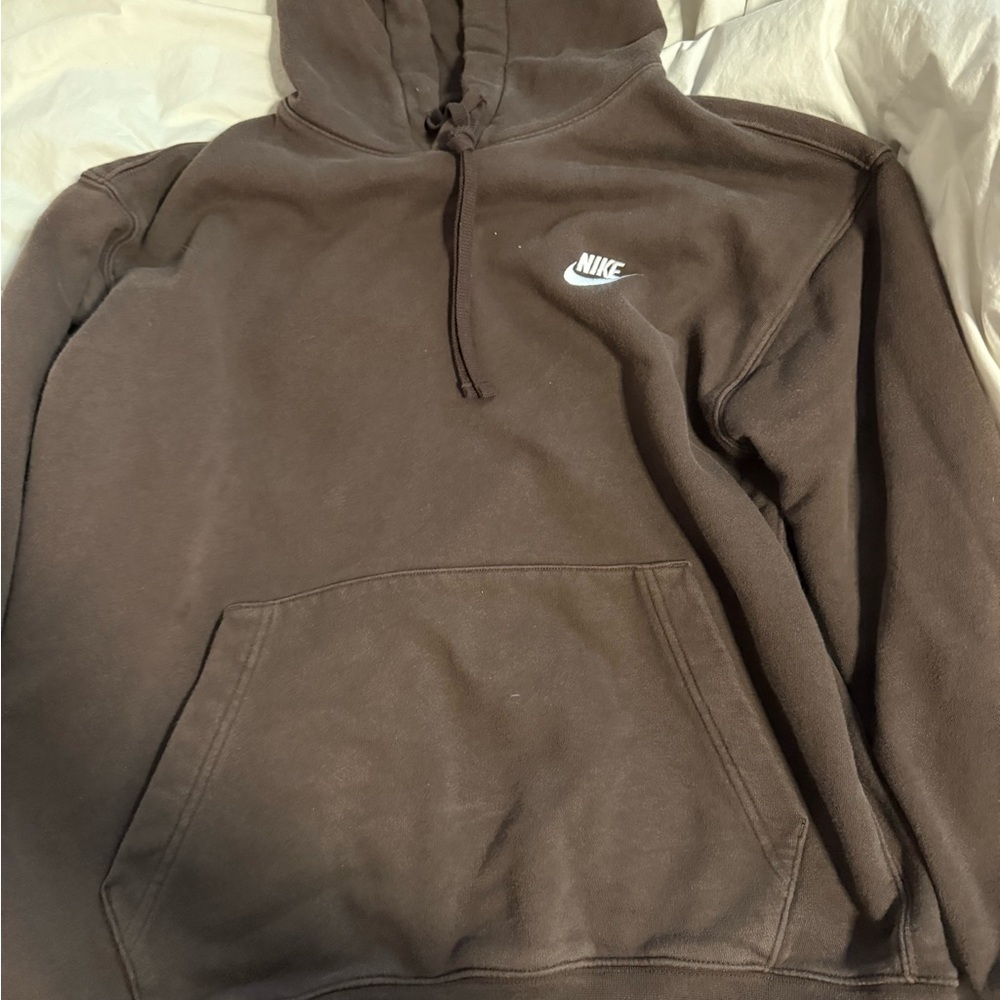 Nike Dark Brown Fleece Hoodie